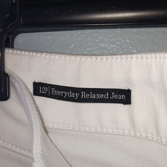 Talbots Cream Jeans with Copper Accents - Picture 7 of 10